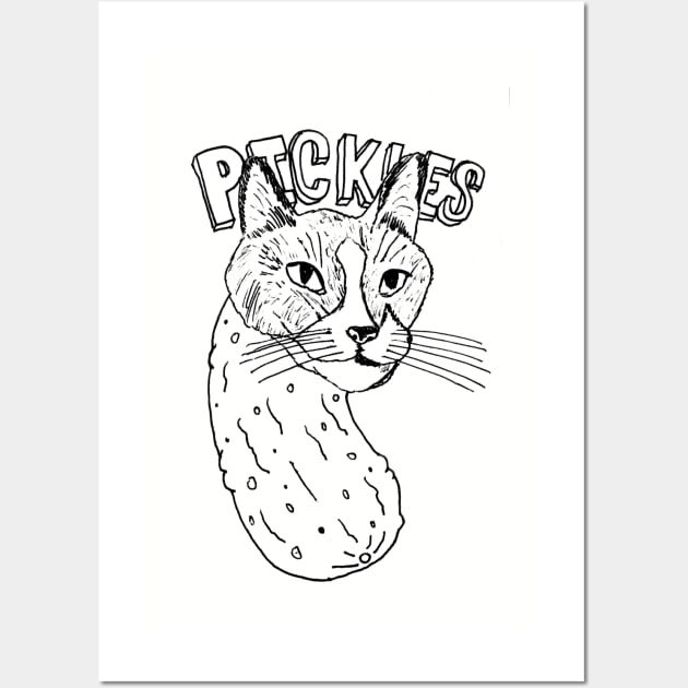 Mr Pickles the Pod Cat Wall Art by StevesPetPortraits